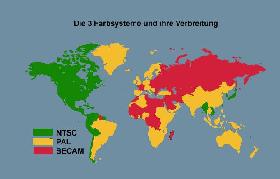 Grafik: Fernsehnormen der Welt